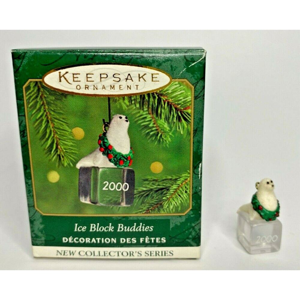 2000 Hallmark Ice Block Buddies Miniature Ornament‎ U65/6011